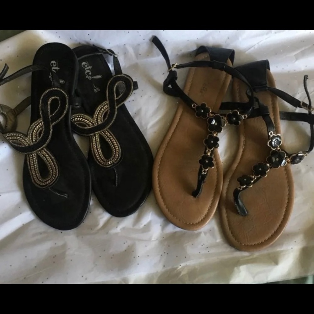 Bundle 2 Pairs Women’s Sandals Size 9